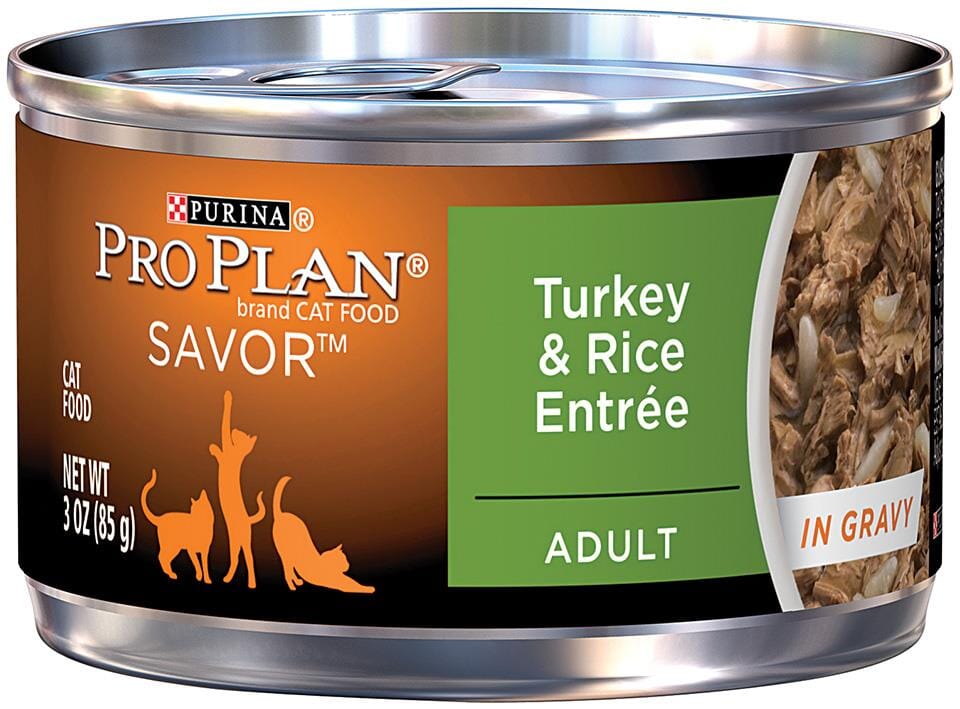 Purina Pro Plan Savor Adult Turkey & Rice Entree Canned Cat Food  