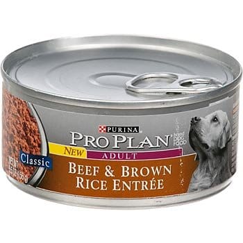 Purina Pro Plan Savor Beef and Brown Rice Adult Canned Dog Food - 5.5 Oz - Case of 24