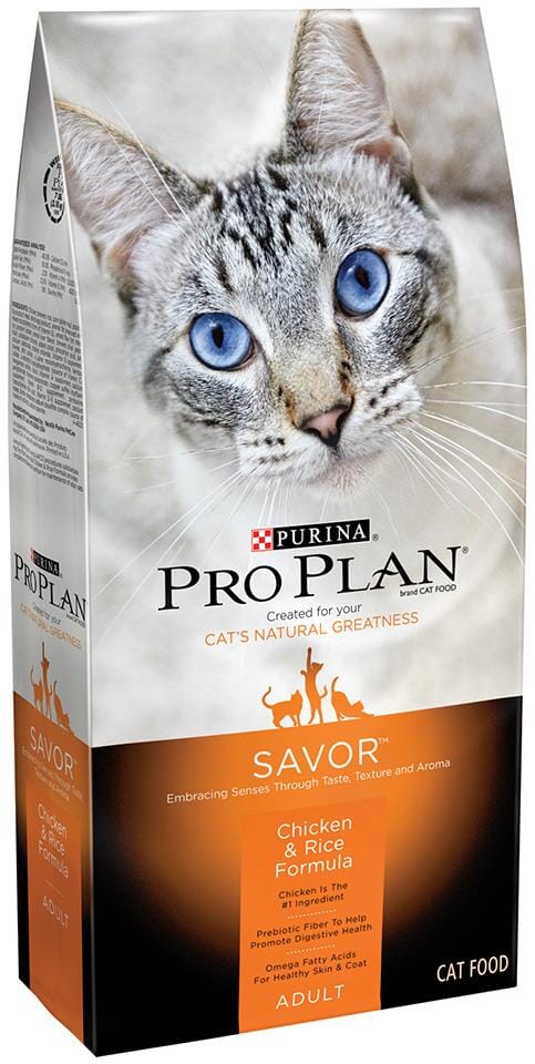 Purina Pro Plan Savor Chicken & Rice Formula Dry Cat Food  