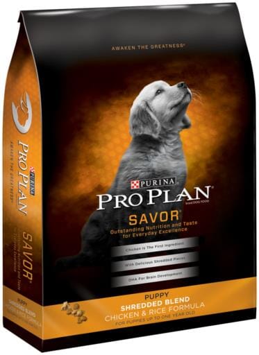 Purina Pro Plan Savor Puppy Shredded Blend Chicken & Rice Formula Dry Dog Food  