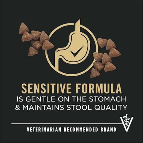 Purina Pro Plan Sensitive Skin and Stomach Salmon and Rice Small-Breed Adult Dry Dog Food - 4 Lbs - Case of 6