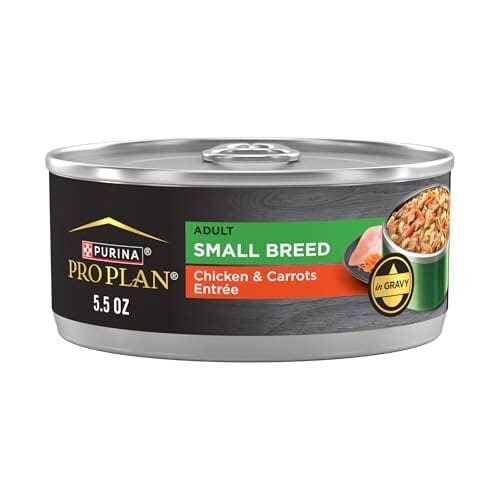 Purina Pro Plan Shredded Chicken and Carrots in Gravy Small-Breed Adult Canned Dog Food - 5.5 Oz - Case of 24 Default Title