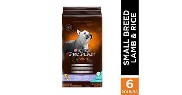 Purina Pro Plan Specialized Shredded Blend High-Protein Lamb and Rice Small-Breed Adult Dry Dog Food - 6 Lbs - Case of 5 Default Title