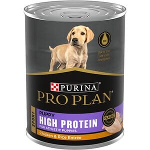 Purina Pro Plan Sport Classic High-Protein Chicken and Rice Entrée Puppy Formula Canned Dog Food - 13 Oz - Case of 12