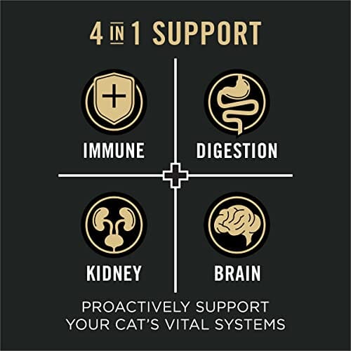 Purina Pro Plan Vital Systems 4-in-1 Support Salmon and Rice 7+ Senior Adult Dry Cat Food