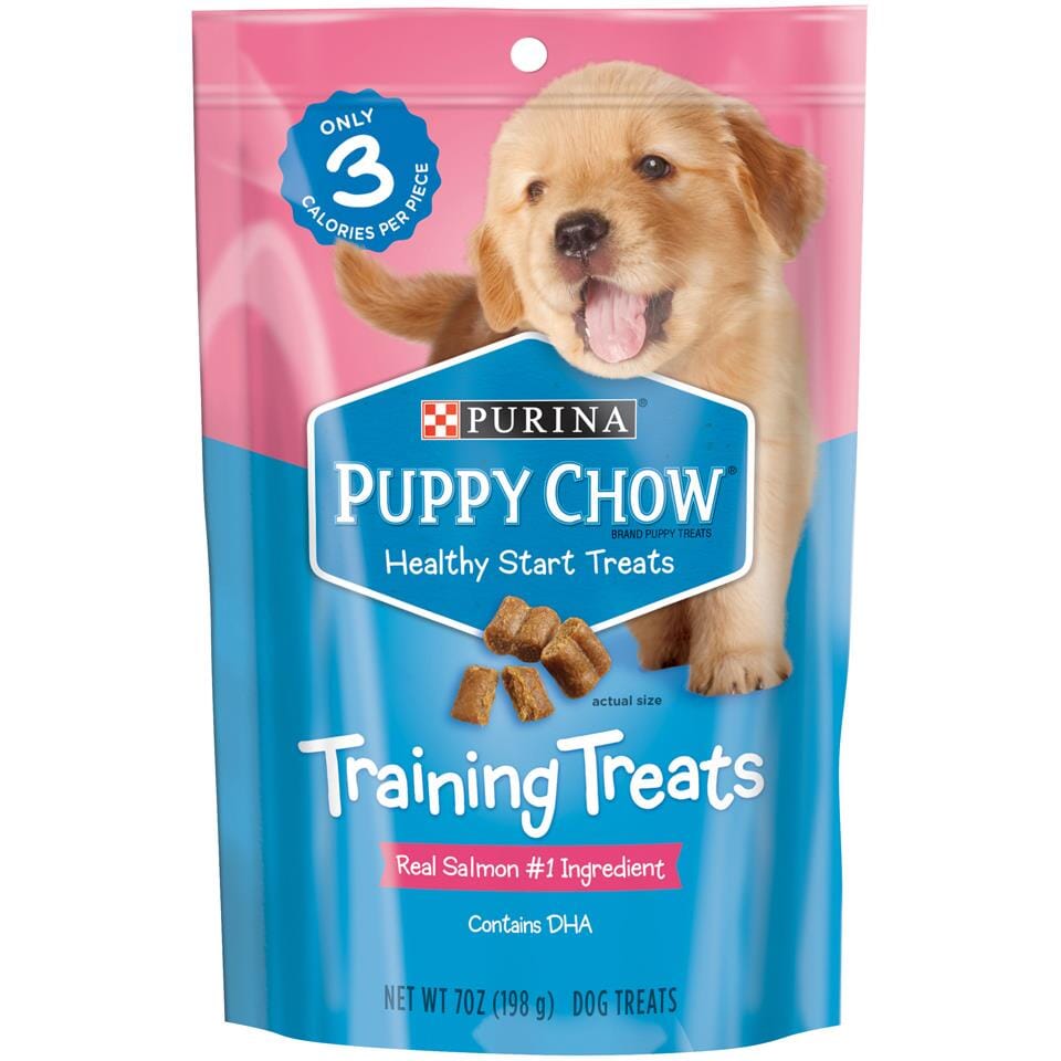 Purina Puppy Chow Healthy Start Salmon Training Soft and Chewy Dog Treats - 7 Oz - Case of 5  