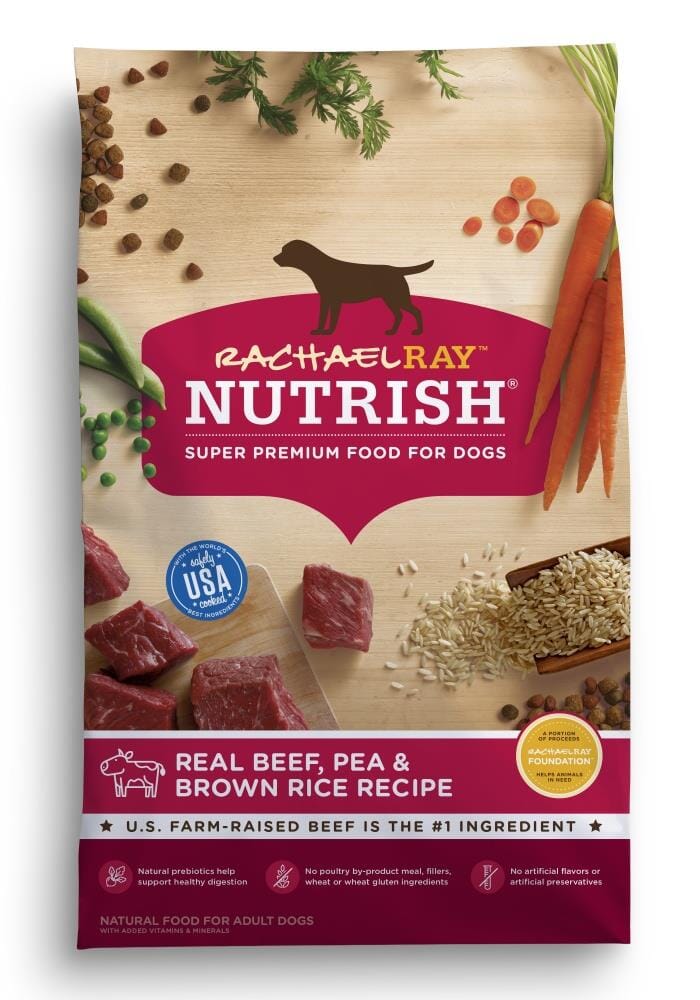 Rachael Ray Nutrish Natural Beef, Pea, & Brown Rice Recipe Dry Dog Food  