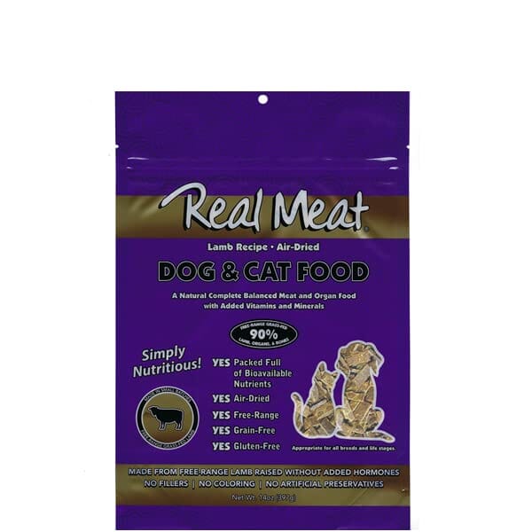 Real Meat Company Grain-Free Air-Dried Lamb Cat and Dog Food  