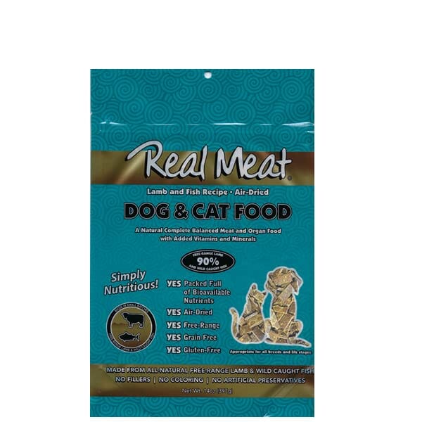 Real Meat Company Grain-Free Air-Dried Lamb N' Fish Cat and Dog Food