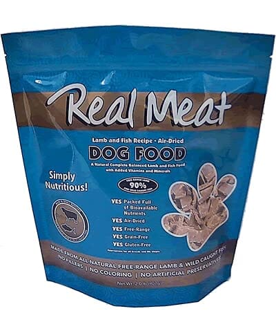 Real Meat Company Grain-Free Air-Dried Lamb N' Fish Dog Food 2 Lbs 