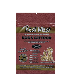 Real Meat Company Grain-Free Air-Dried Turkey and Venison Cat and Dog Food