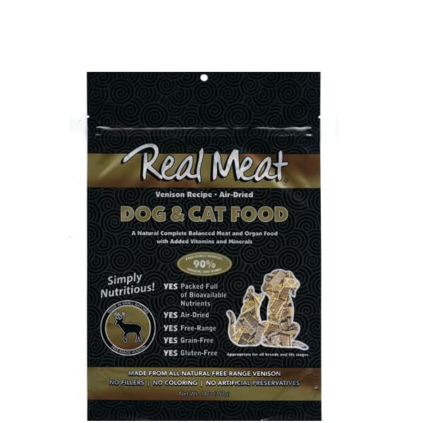Real Meat Company Grain-Free Air-Dried Venison Cat and Dog Food