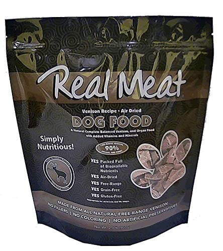 Real Meat Company Grain-Free Air-Dried Venison Dog Food  