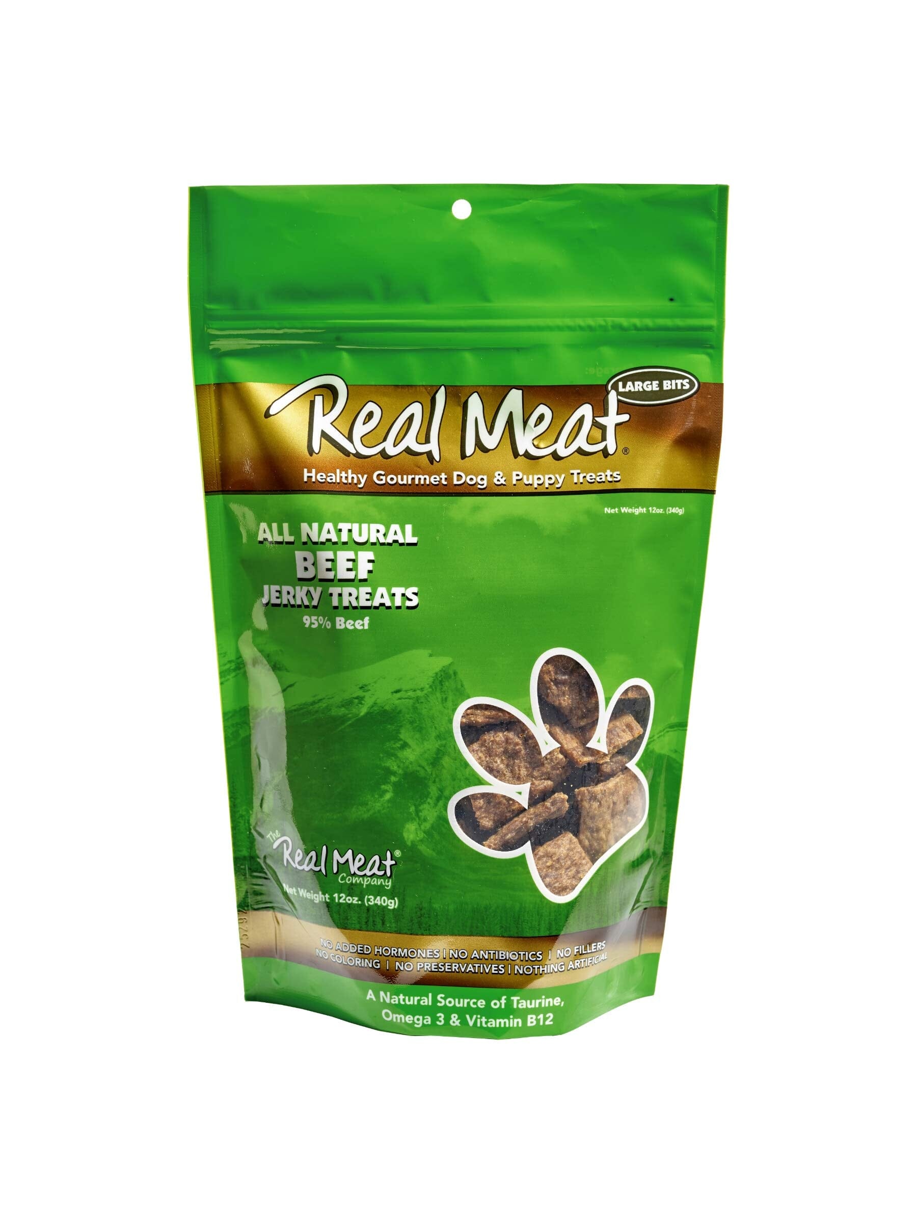 Real Meat Company Grain-Free Beef Dog Jerky Treats  