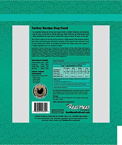 Real Meat Company Grain-Free Turkey Air-Dried Dog Food  