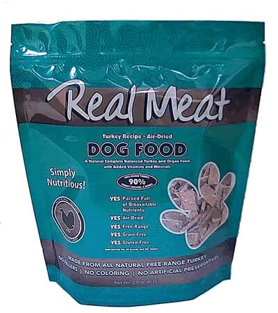 Real Meat Company Grain-Free Turkey Air-Dried Dog Food 2 Lbs 