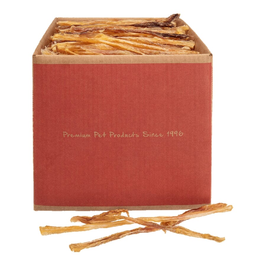 Red Barn Beef Tendon Slims Bully Sticks Natural Dog Chews - 5 Inch - 6 Lbs Bulk