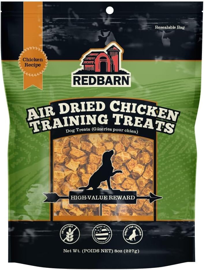 Red Barn Dog Chunky Meat Cuts Chicken Dehydrated Dog Treats - 8 Oz  