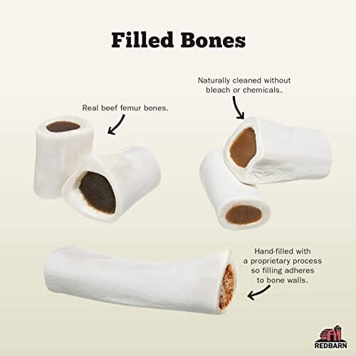 Red Barn Filled Bones DUO Peanut Butter and Jelly Dog Chews - Small - 20 Count