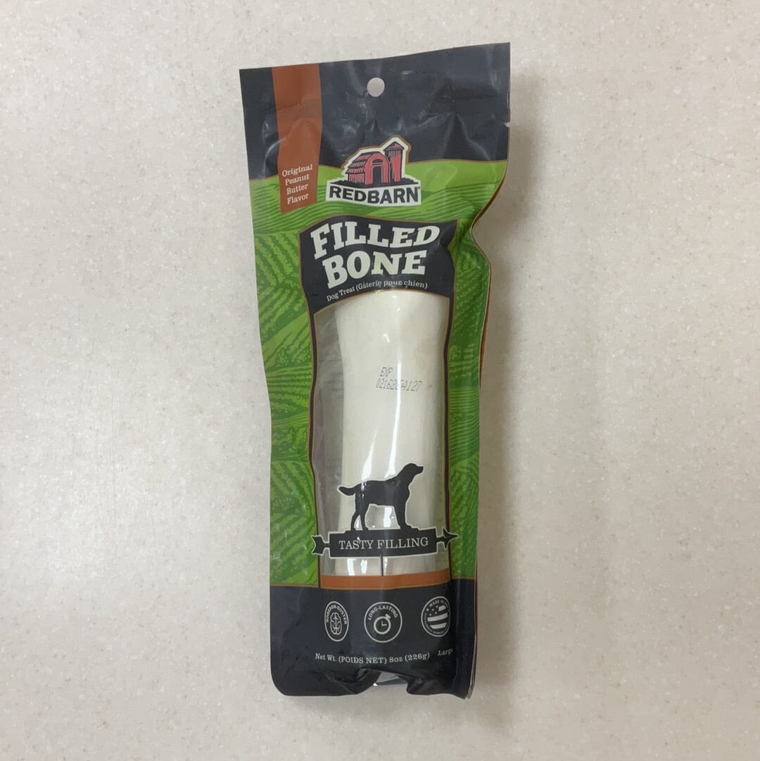 Red Barn Filled Bones Peanut Butter Natural Dog Chews - Large - 20 Count