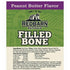 Red Barn Filled Bones Peanut Butter Natural Dog Chews - Large - 8 Oz - Case of 15