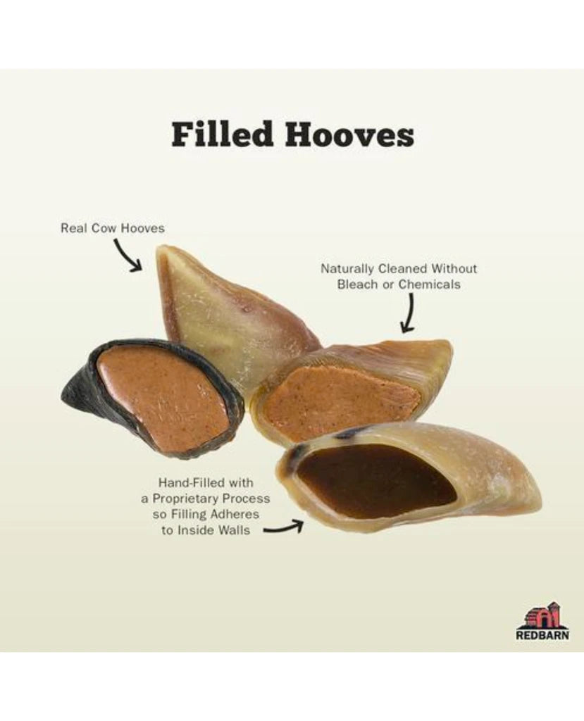 Red Barn Filled Hooves Beef Natural Dog Chews - 25 Count
