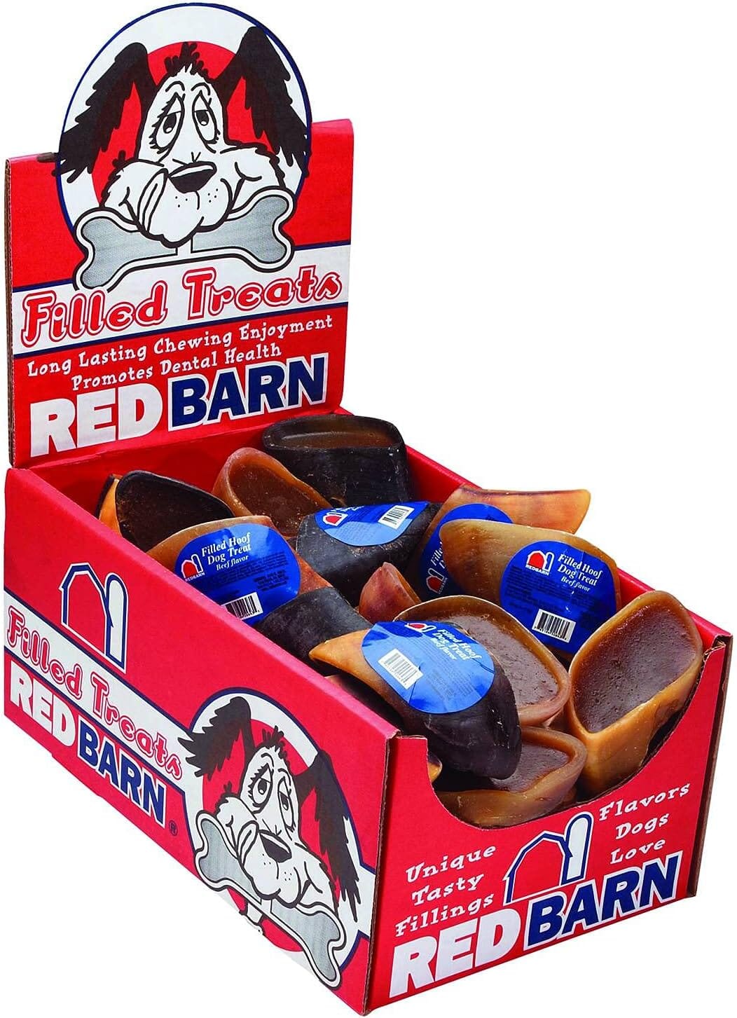 Red Barn Filled Hooves Beef Natural Dog Chews - 25 Count