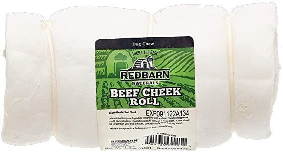 Red Barn Grain-Free Beef Cheek Springs Natural Dog Chews - Large - 20 Count