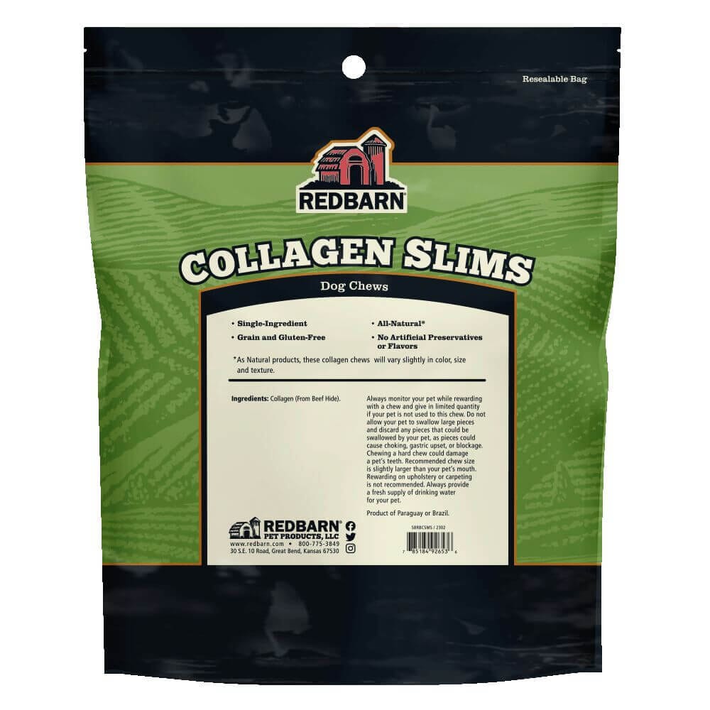 Red Barn Grain-Free Collagen Slims  Natural Dog Chews - 20 Oz