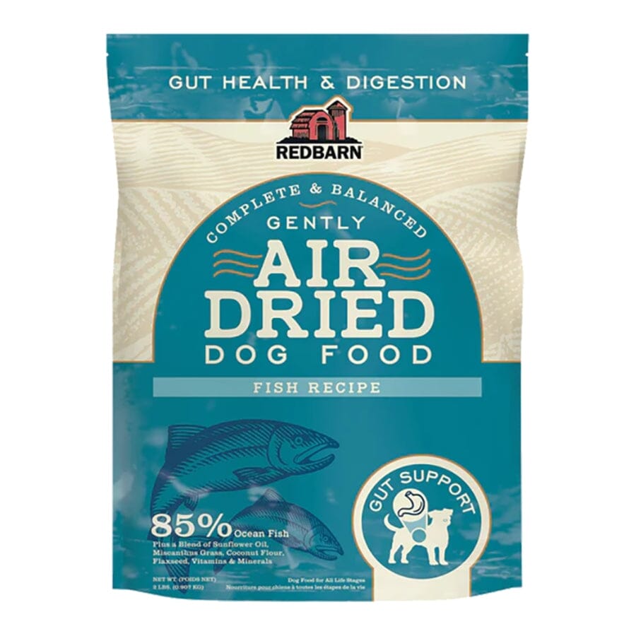 Red Barn Grain-Free Gut Health Fish Recipe Gently Air-Dried Dog Food - 2 Lbs