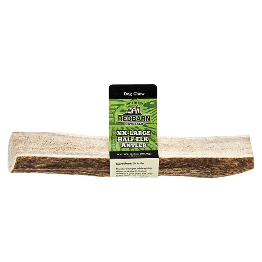 Red Barn Half Elk Antler Natural Dog Chews - XX-Large - 12 Count