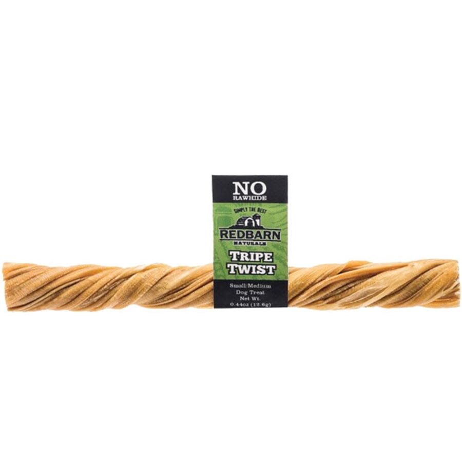 Red Barn Tripe Twists Natural Dog Chews - 6 Inch - Small/Medium - 35 Count