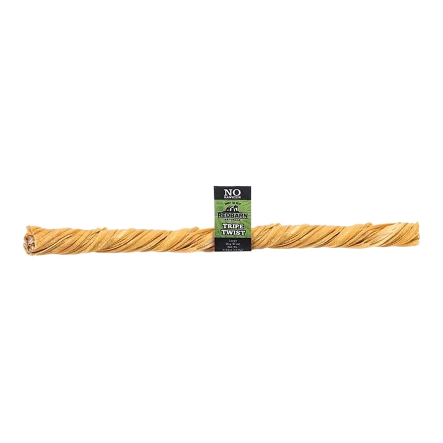 Red Barn Tripe Twists Natural Dog Chews - Large - 50 Count