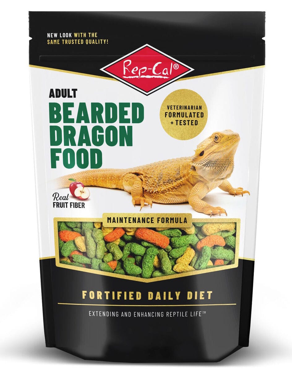 Rep-Cal Adult Bearded Dragon Maintenance Formula Vegetarian Pellet Reptile Food - 1.5 Lbs