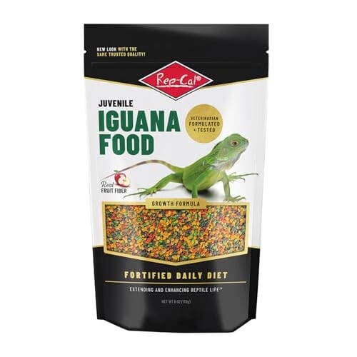 Rep-Cal Juvenile Iguana Growth Formula Digestive Health Daily Diet Reptile Food 6 Ounce