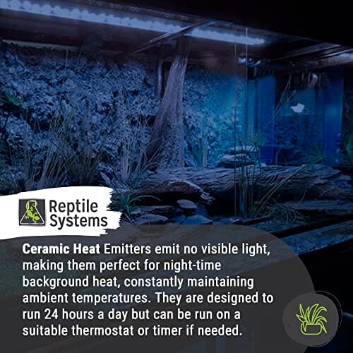 Reptile Systems Ceramic Reptile Heating Lamp - 100 Watt