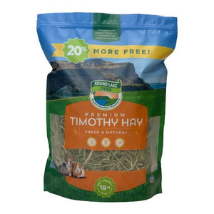 Round Lake Farms Premium Fresh Timothy Hay for Small Animals - 9 Lbs
