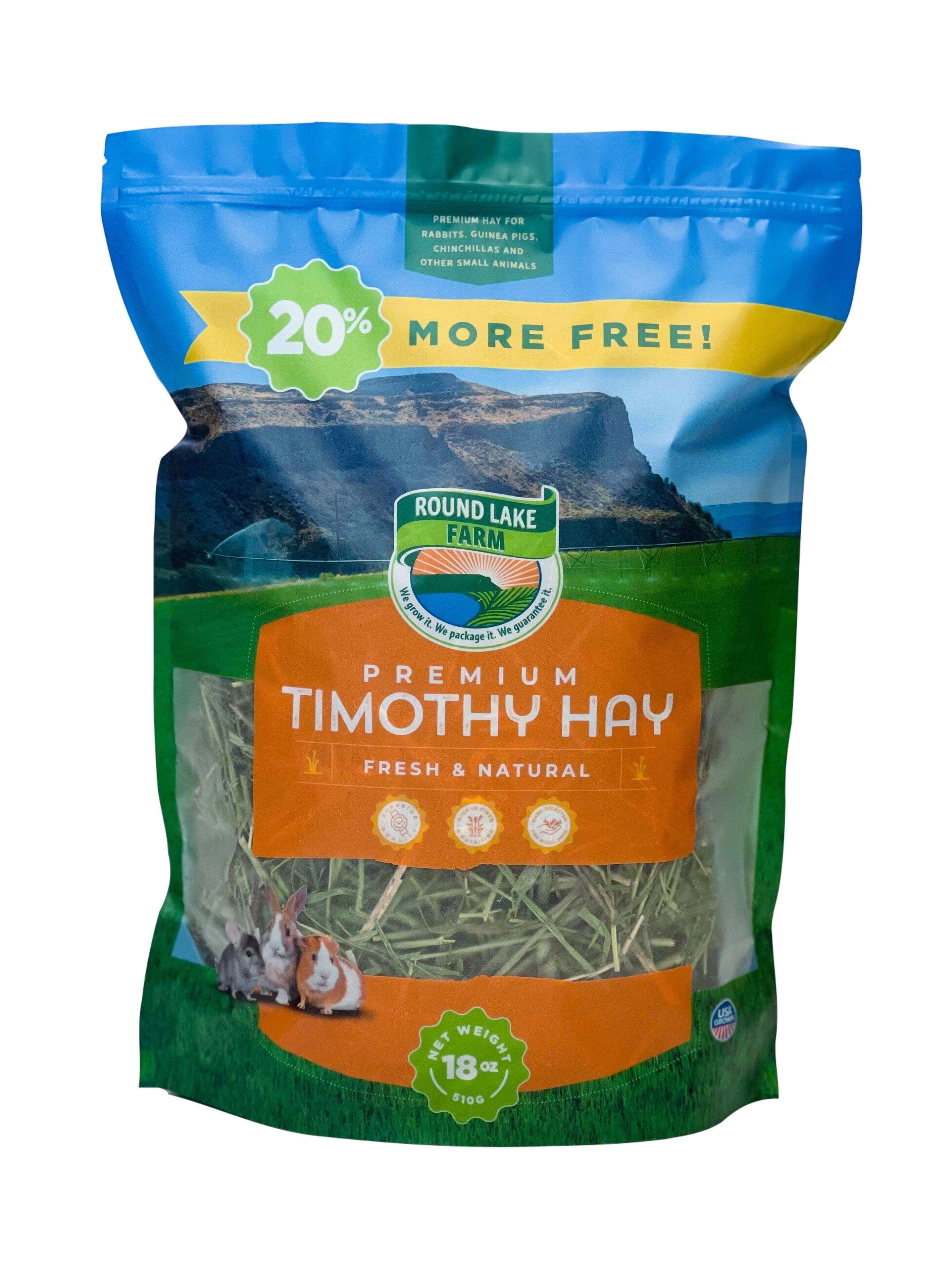 Round Lake Farms Premium Timothy Hay for Small Animals  