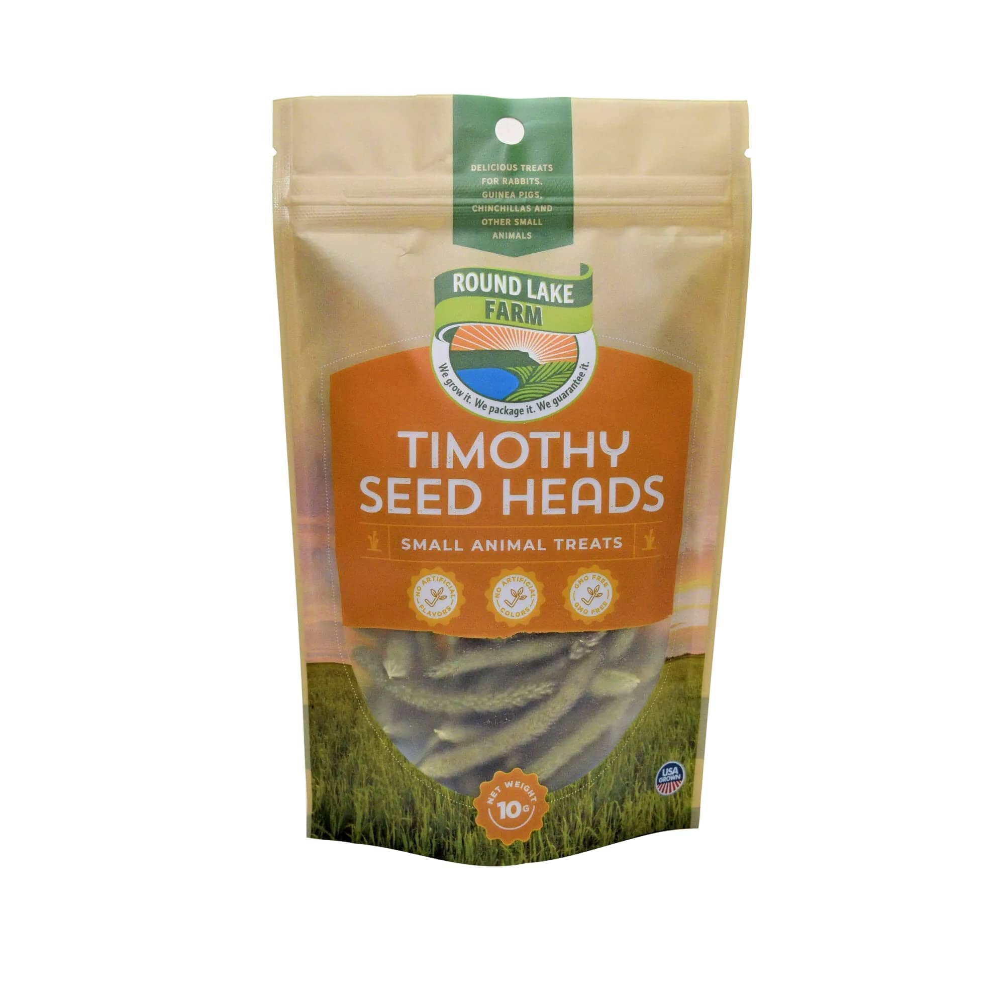 Round Lake Farms Timothy Seed Heads Small Animal Treats 10 g 