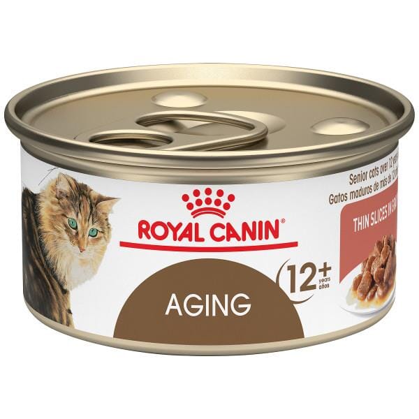 Royal Canin Aging 12+ Senior Thin Slices in Gravy Canned Cat Food  