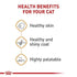 Royal Canin Feline Care Nutrition Hair and Skin Support Beauty Chunks in Gravy Wet Cat Food Pouch - 3 Oz - Case of 12