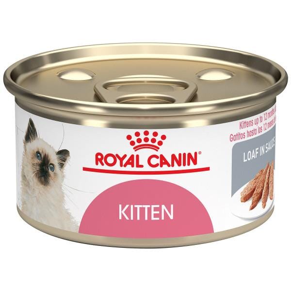 Royal Canin Feline Health Nutrition Kitten Instinctive Loaf in Sauce Canned Cat Food  