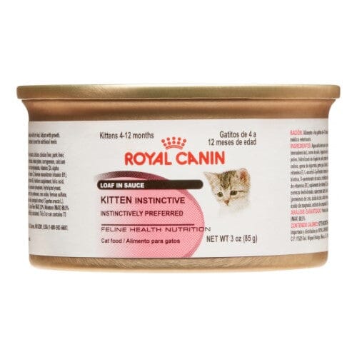 Royal Canin Feline Health Nutrition Loaf in Sauce Kitten Formula Canned Cat Food - 3 Oz - Case of 24 Default Title