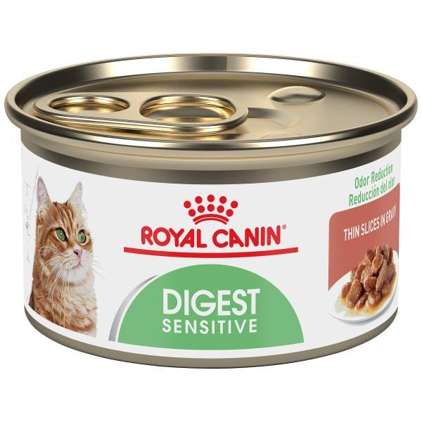 Royal Canin Feline Nutrition Digestive Sensitive Thin Slices in Gravy Canned Cat Food  