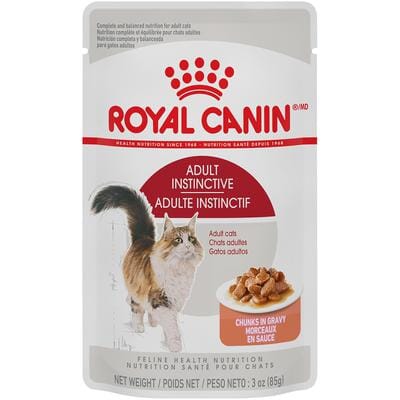 Royal Canin Instinctive Feline Health Nutrition Chunks in Gravy Wet Cat Food Pouch - 3 Oz - Case of 12 Default Title