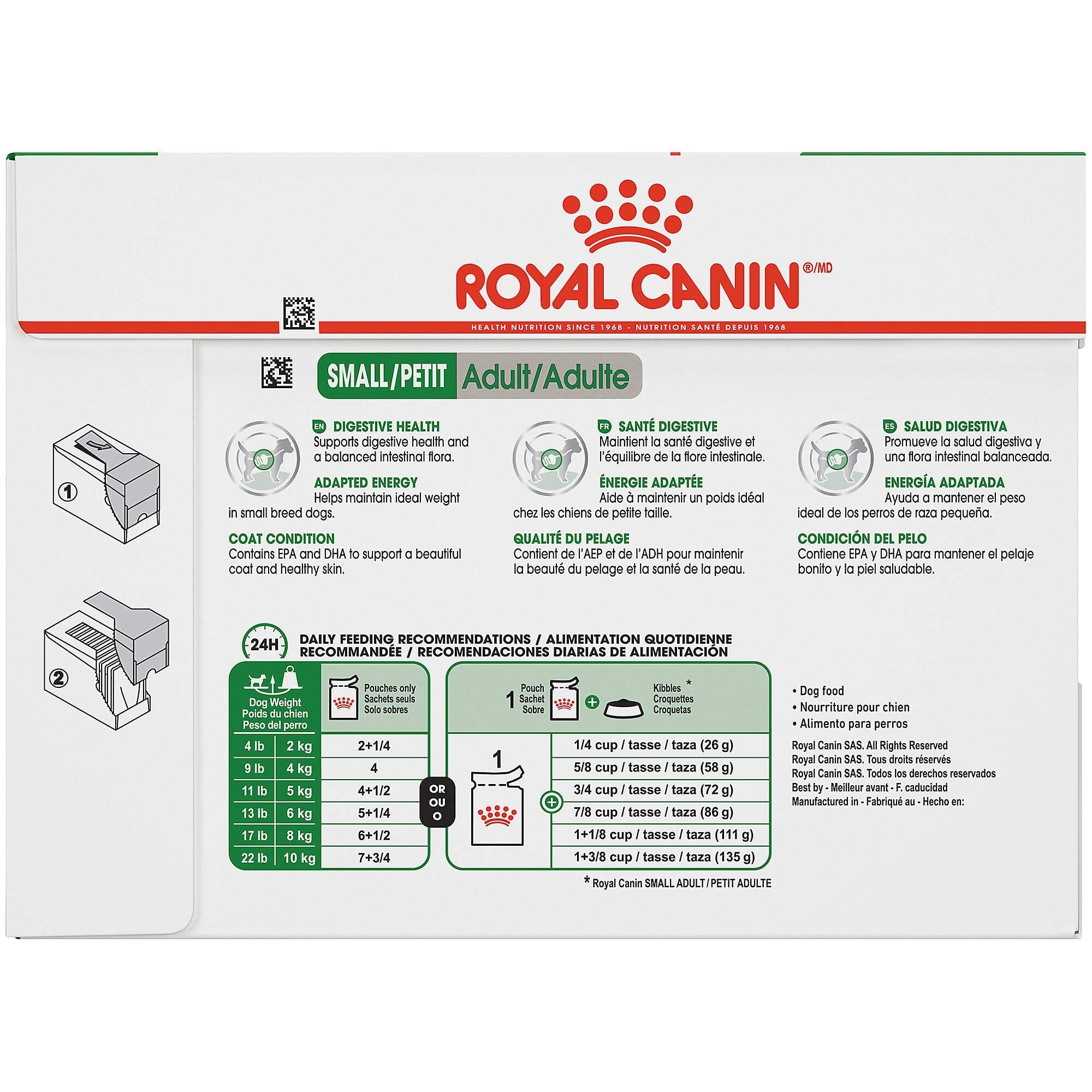 Royal Canin Size Health Hutrition Chunks in Gravy Small-Breed Adult Wet Dog Food Pouch - 3 Oz - Case of 12  