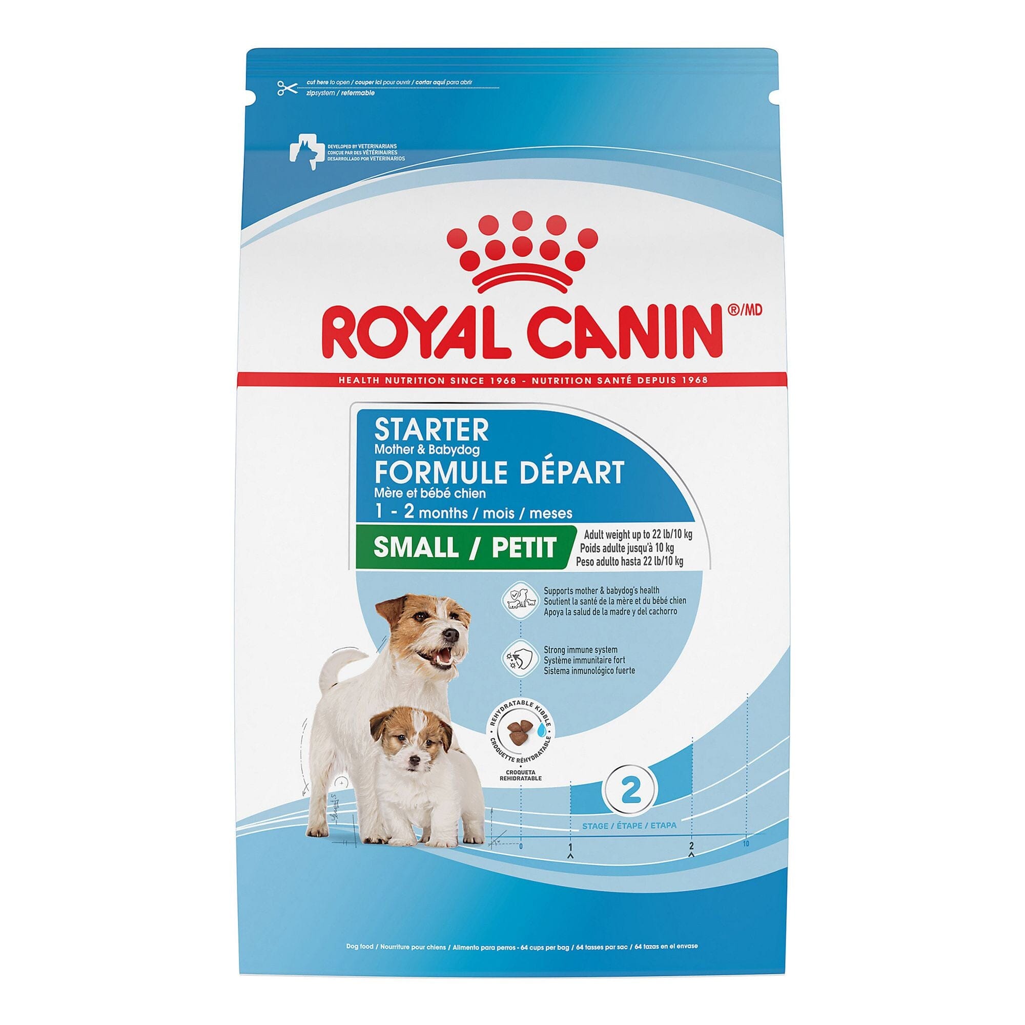 Royal Canin Size Health Nutrition Small-Breed Starter Mother and Babydog Dry Dog Food - 2.5 Lbs