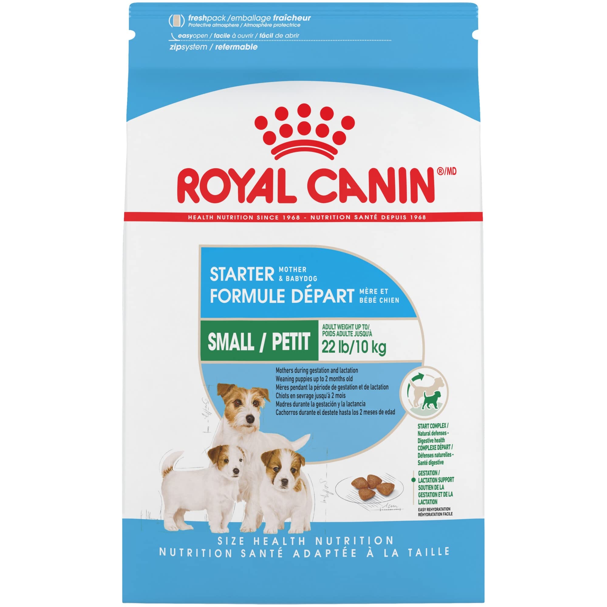 Royal Canin Size Health Nutrition Small-Breed Starter Mother and Babydog Dry Dog Food - 2.5 Lbs