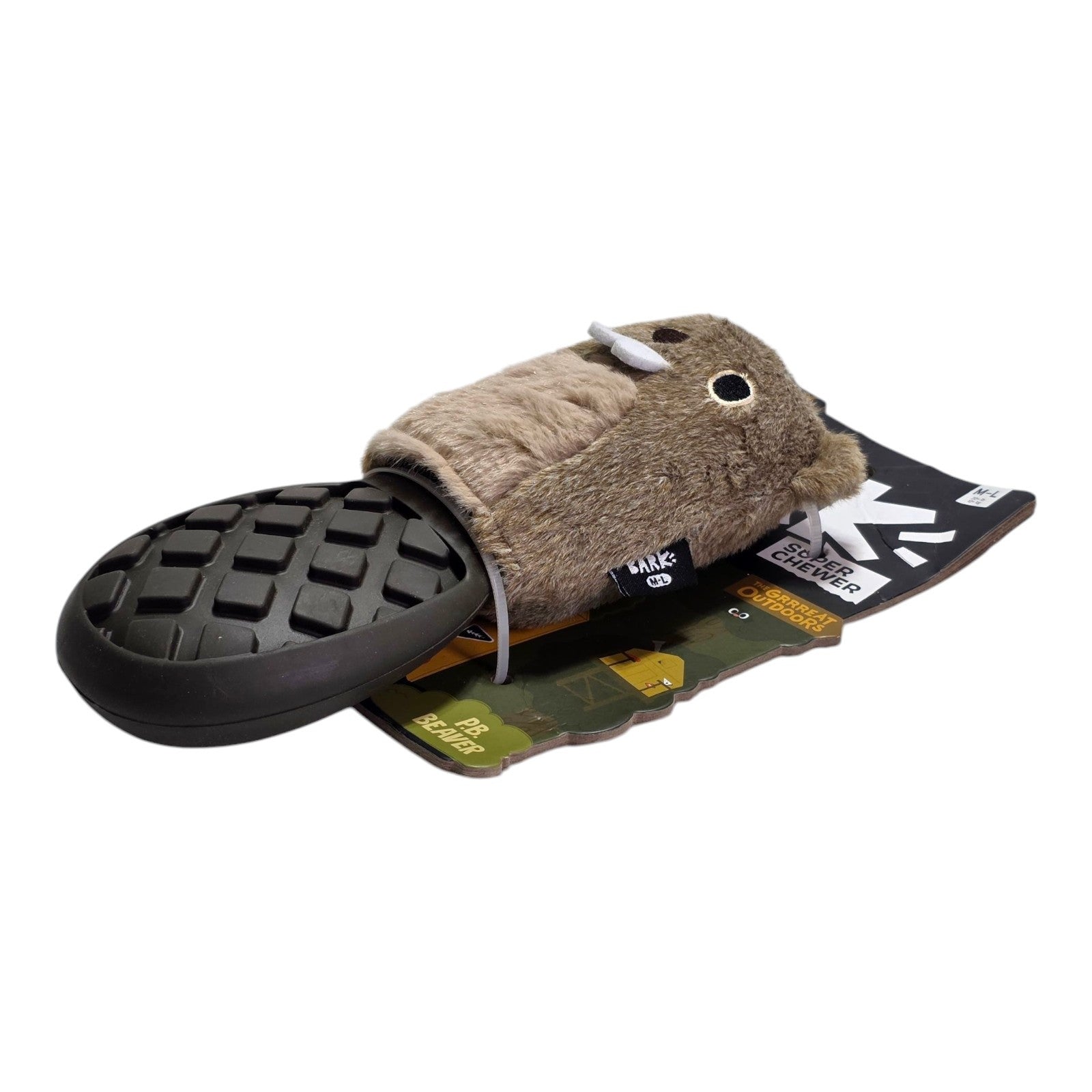 Bark Box Super Chewer PB BEAVER Medium/Large