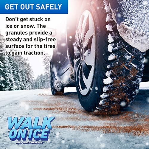Safe Paw Traction Magic Natural Ice and Snow Melt Crystals for Sidewalks and Driveways - Can - 1.75 Lbs - Case of 12 
